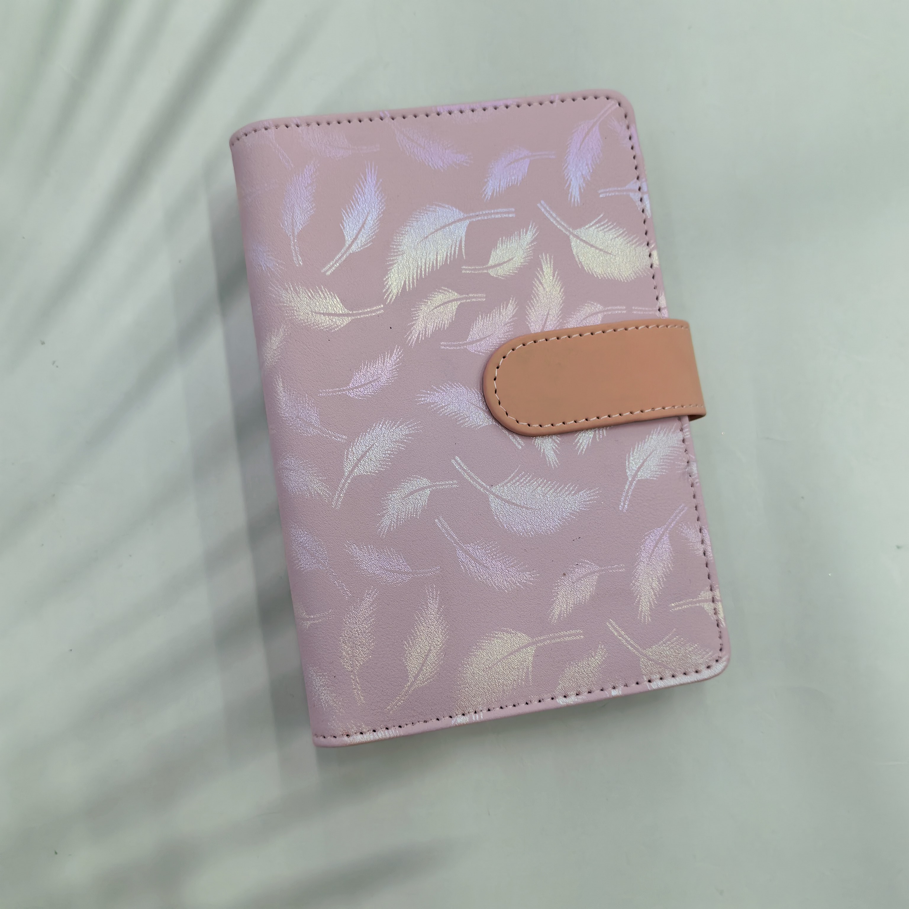 New 7-inch piggy bank with a silver-gray textured cover, a notebook, a diary, a student creative notebook, a notepad, and office supplies made of PU leather. Customization is supported pic 2