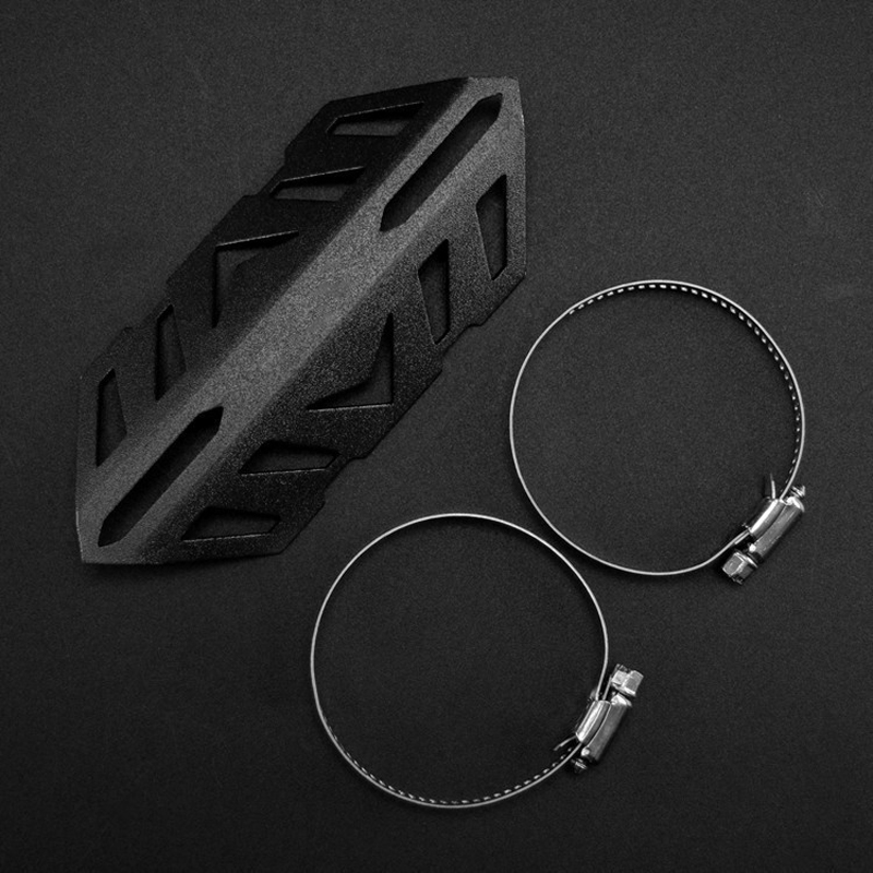 251107 Electric motorcycle front fork universal shock-absorbing cover protection, electric bike exhaust pipe decorative protection, aluminum alloy cover front fork protection cover pic 6