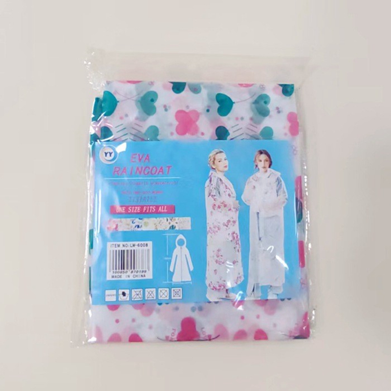Li Wang's new adult printed raincoats have a high repeat purchase rate and are sold directly from the source