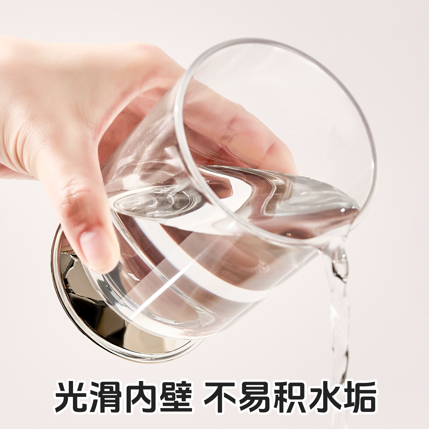 【CL】25Q4#K491-1 Plastic cup, transparent mouthwash cup, silver cup, vertical pattern design, fashionable and durable Application Scenario