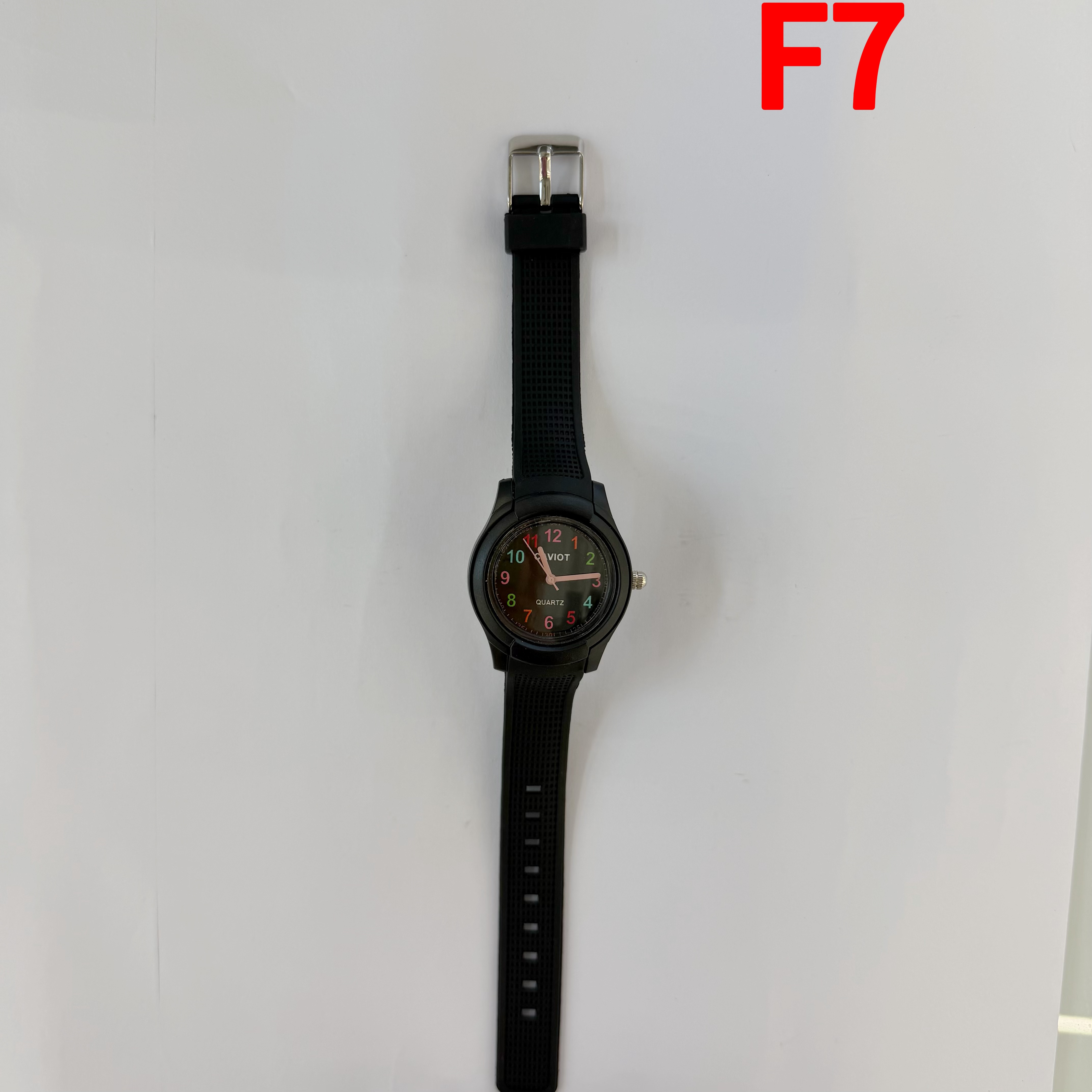 F7 reloj de moda diseño simple color dopamina reloj de cuarzo adecuado para uso diario comercio exterior al por mayor reloj simple reloj de pulsera cuarzo para hombres y mujeres estudiantes universal reloj de tendencia