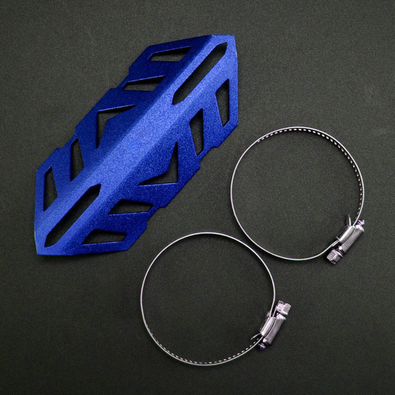 251107 Electric motorcycle front fork universal shock-absorbing cover protection, electric bike exhaust pipe decorative protection, aluminum alloy cover front fork protection cover pic 5
