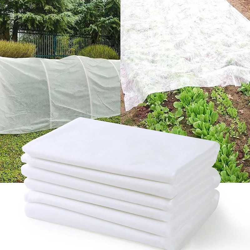 Three-proof cold-proof plant protection cover, thickened non-woven fabric anti-freezing and anti-insect fabric, winter cold-proof blanket for vegetables and fruits details Picture
