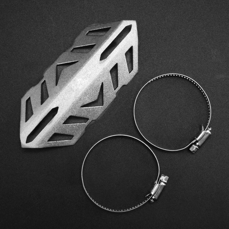251107 Electric motorcycle front fork universal shock-absorbing cover protection, electric bike exhaust pipe decorative protection, aluminum alloy cover front fork protection cover pic 9