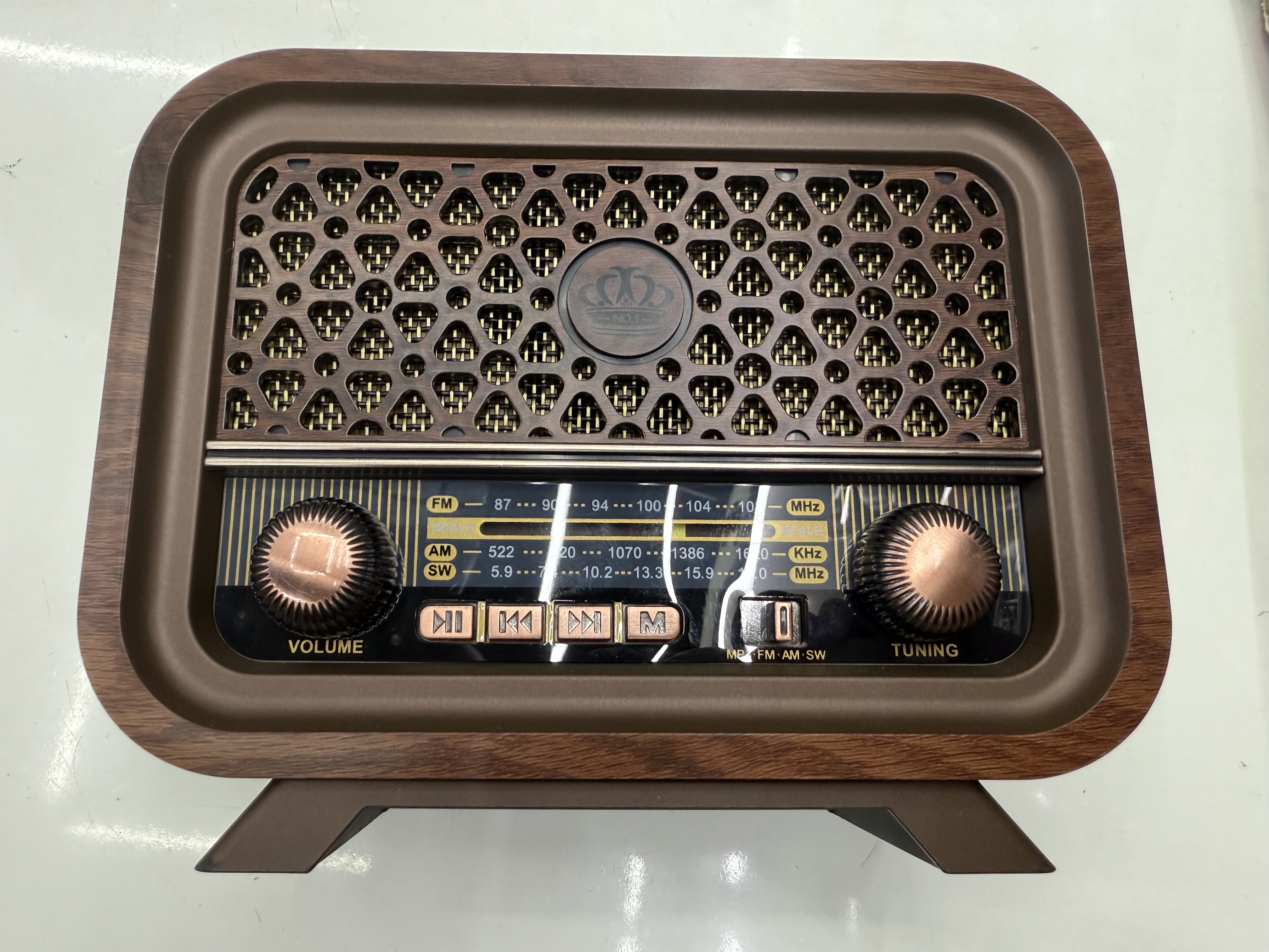 MD-1300BT, MD-1301BT, FX-2543B, FX-2545B new vintage radio Bluetooth speakers, nostalgic wood grain, multi-band and multi-functional