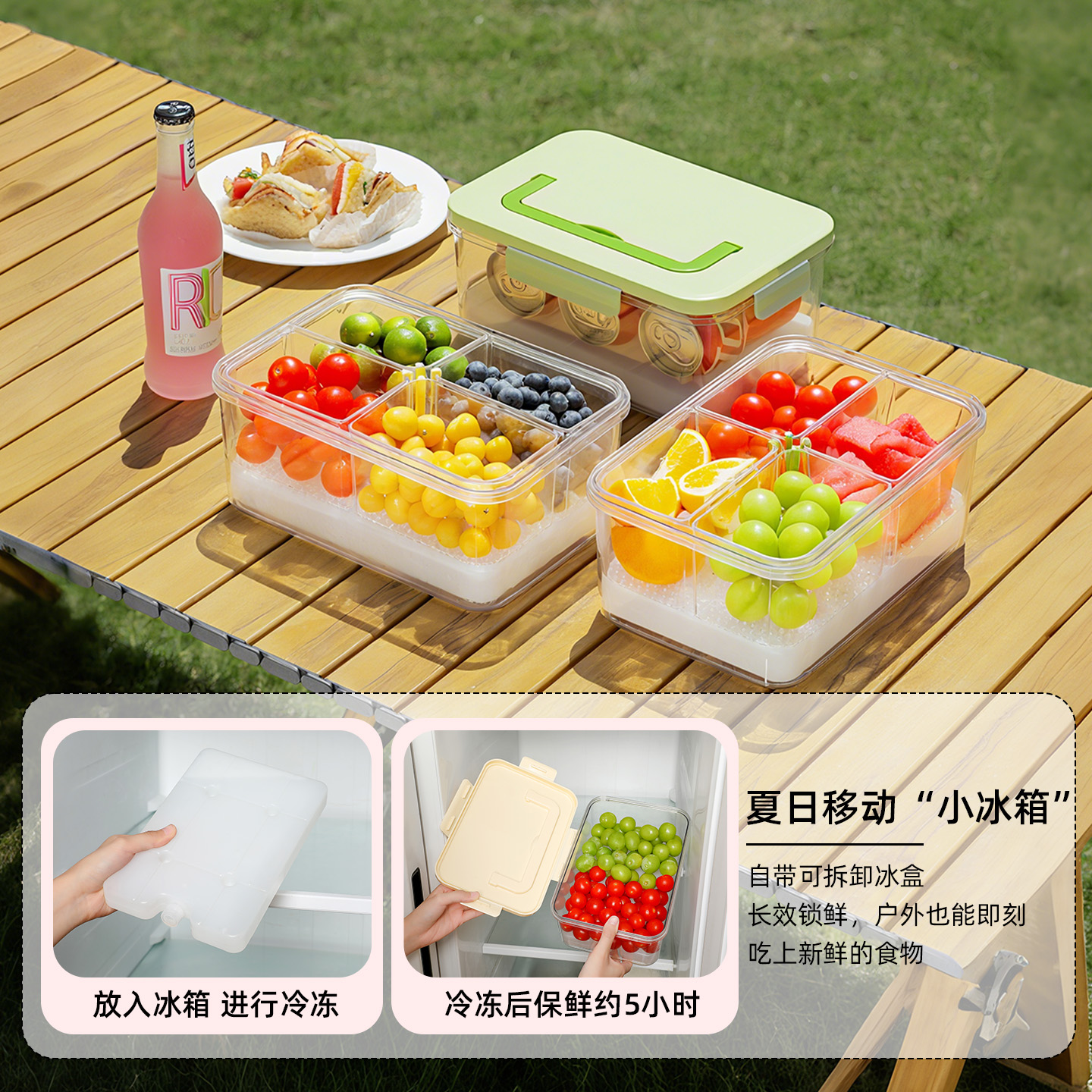 【CL】25Q4#S259-1 Insulated lunch box, portable food storage box, compartments lunch box, instant noodle bowl, student lunch box Application Scenario