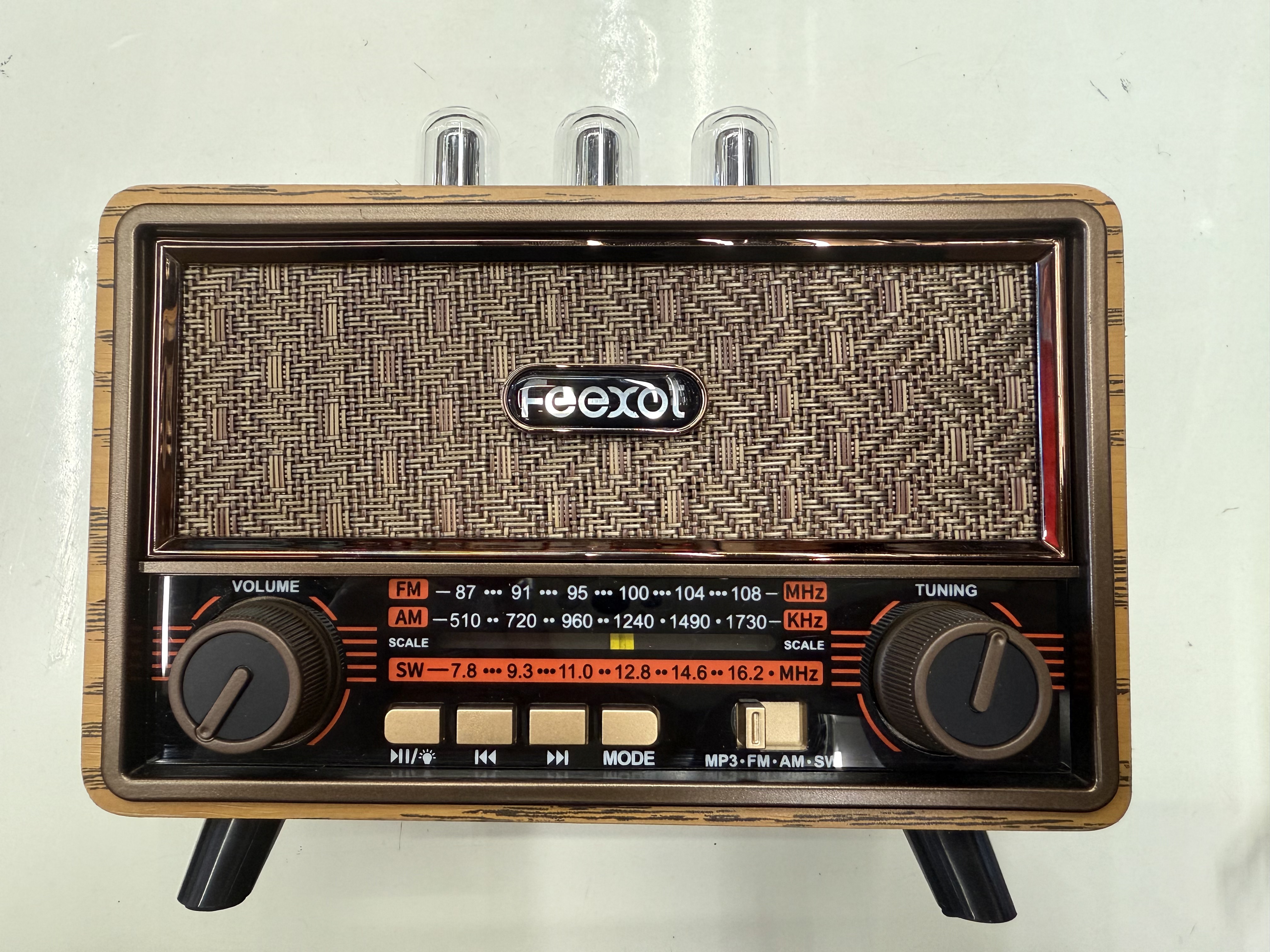 FX-2601B, FX-2602B, FX-2603B, FX-2605B, new retro radio Bluetooth speaker, wood grain multi-band multi-functional desktop decoration