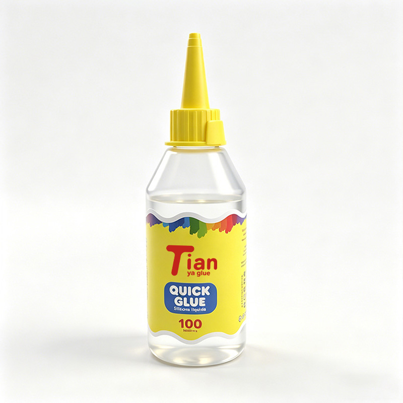 Tianya alcohol glue 30, 100, 250ml Children's diy non-woven fabric kindergarten hemp rope handmade transparent Item Picture