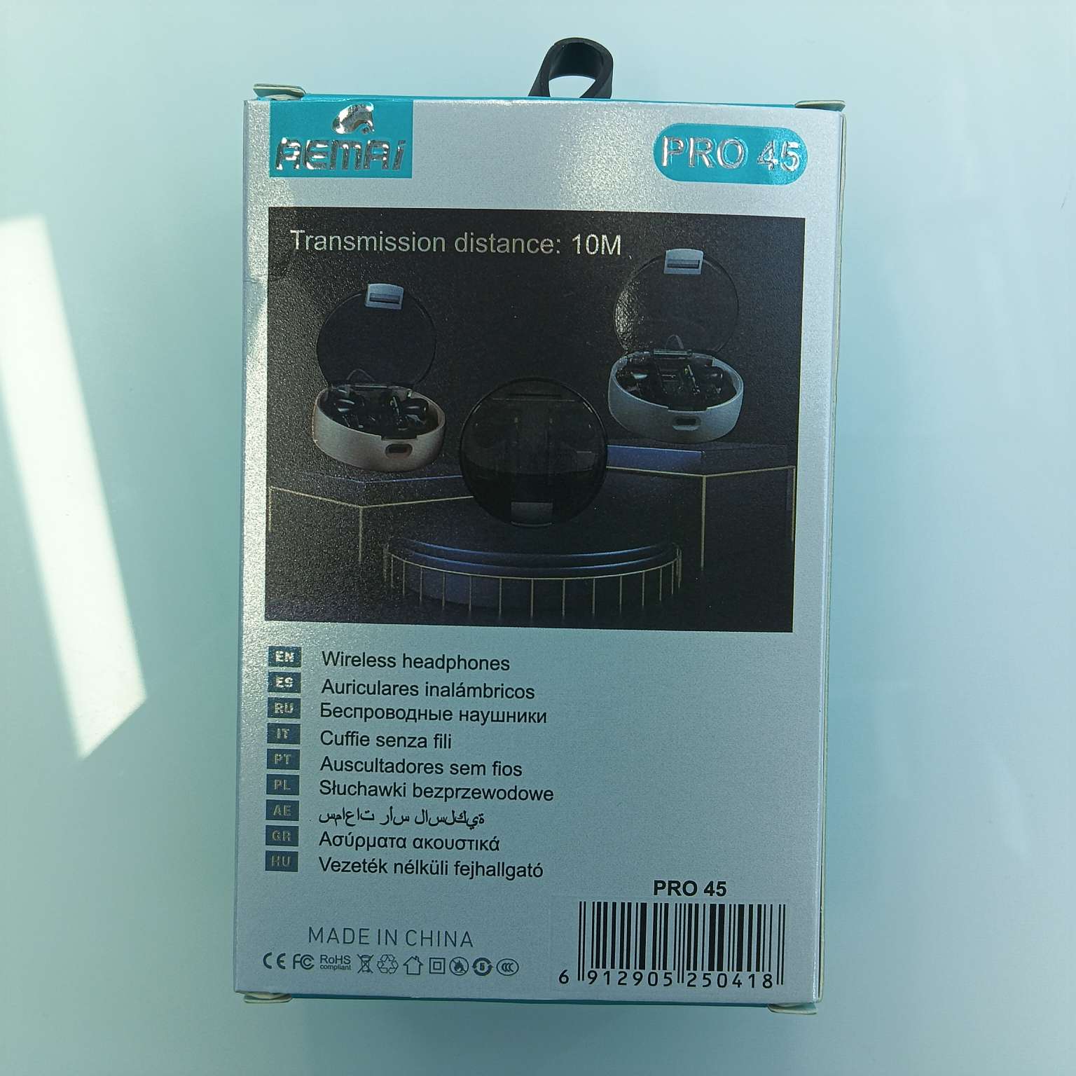 AEMAI PRO45 Transparent Case Bluetooth Headphones, Bluetooth 5.5 TWS True wireless in-ear touch headphones, cross-border export wholesale Specification image