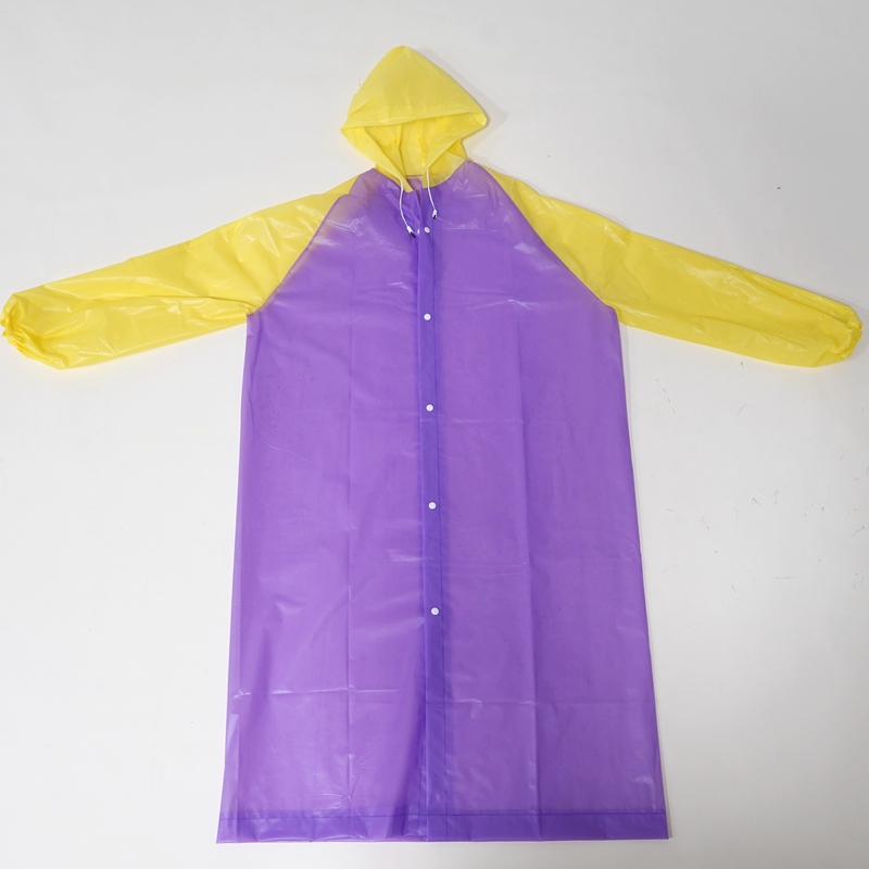 Li Wang directly sells a very stylish new EVA color adult raincoat for outdoor raincoats in rainy weather Item Picture