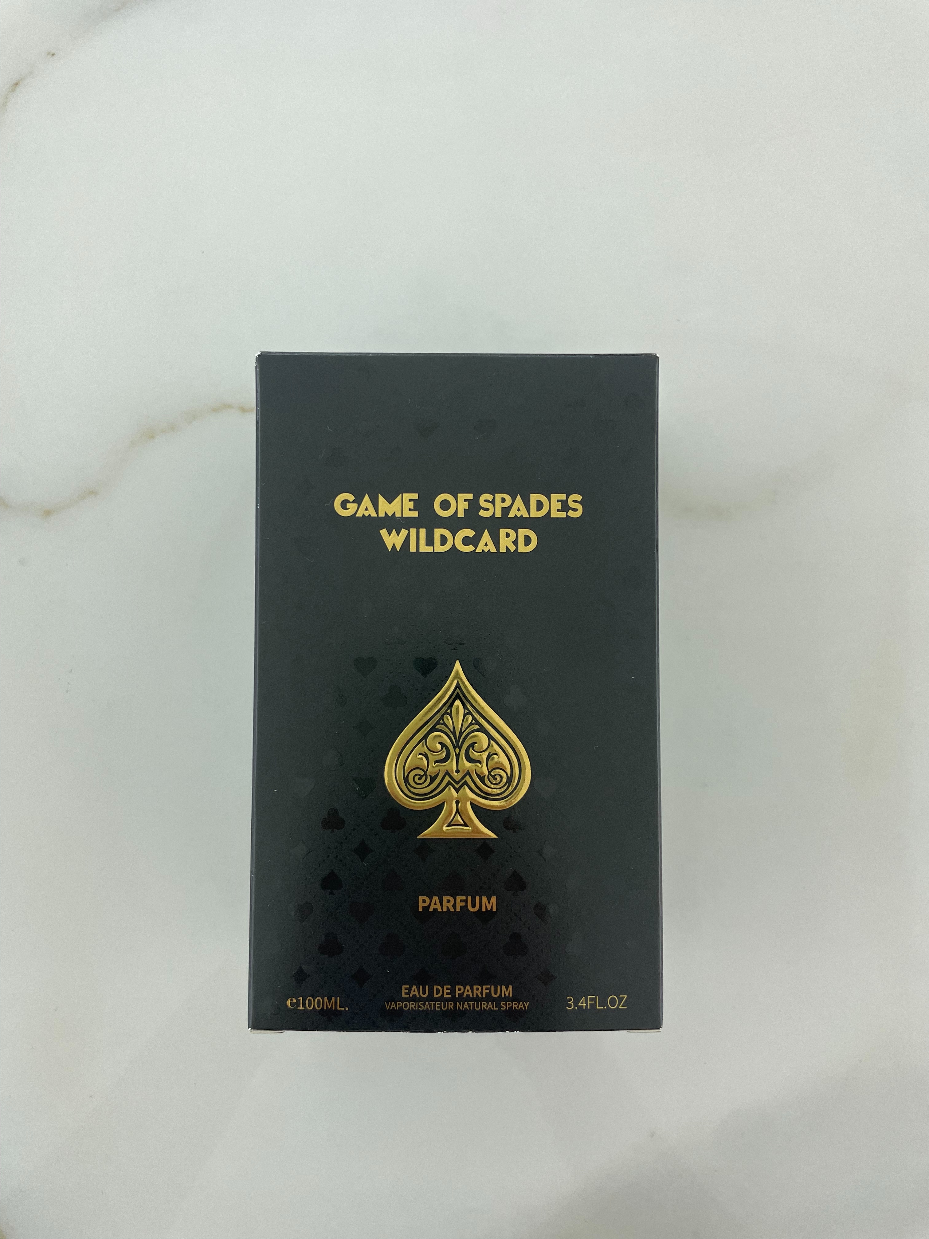 88ml Golden black Spade pattern perfume Body Spray Fragrance Long-lasting Light Perfume Gift box packaging details Picture