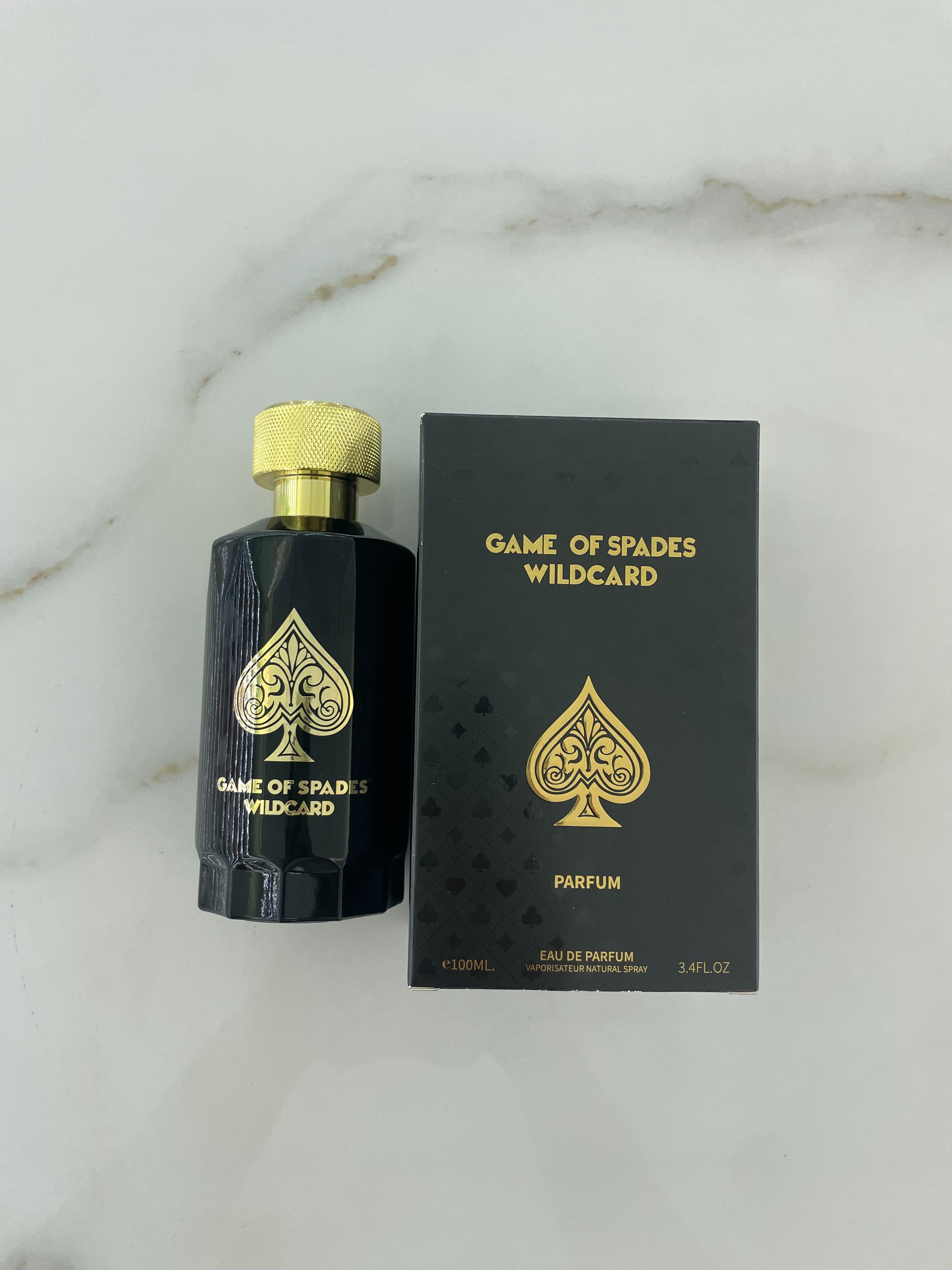 88ml oro spades patrón perfume body spray fragancia larga duración luz perfume agua caja de regalo paquete