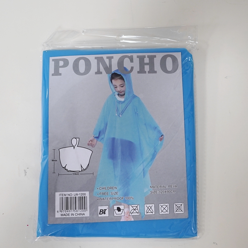 Li Wang Wholesale and Direct sales hiking raincoats, EVA children's cloaks, must-have for rainy day cycling, outdoor travel and outings
