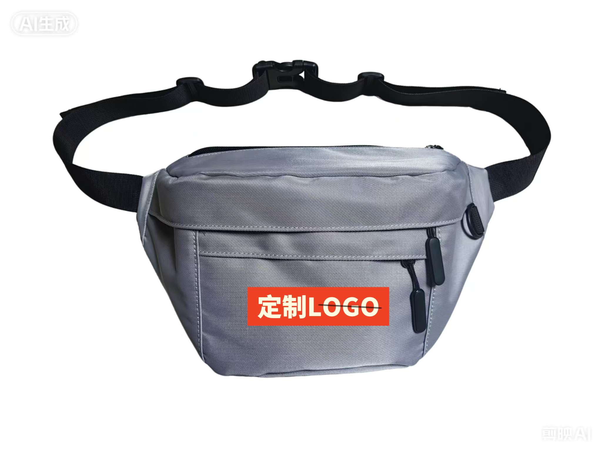 A multi-functional fashionable casual waist bag, a versatile crossbody bag for both men and women's sports trends Application Scenario