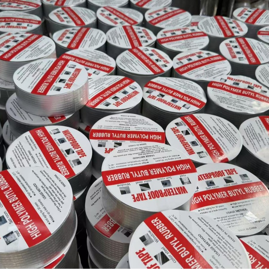 Cross-border butyl tape, waterproof membrane, tape, self-adhesive aluminum foil sealing strip, color steel roof, kitchen pipe leak repair material Application Scenario