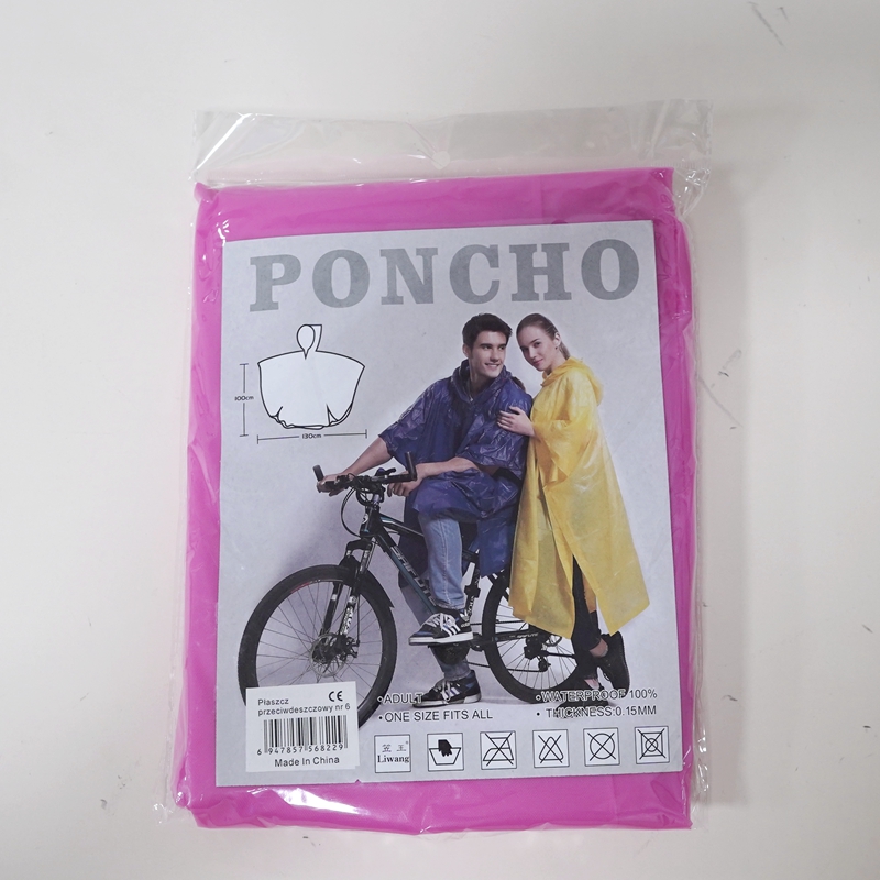 Li Wang Wholesale and direct sales EVA adult cape Raincoats for rain cycling and outdoor travel convenience