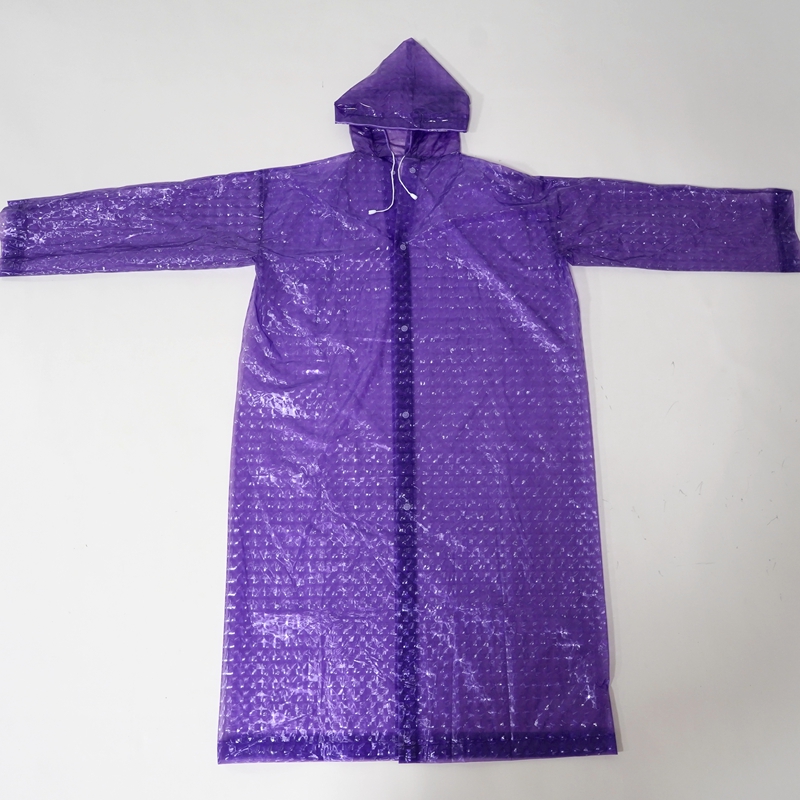 The new fashionable 3D adult button raincoat from Li Wang has a very high rate of turning heads. Factory wholesale and direct sales Item Picture