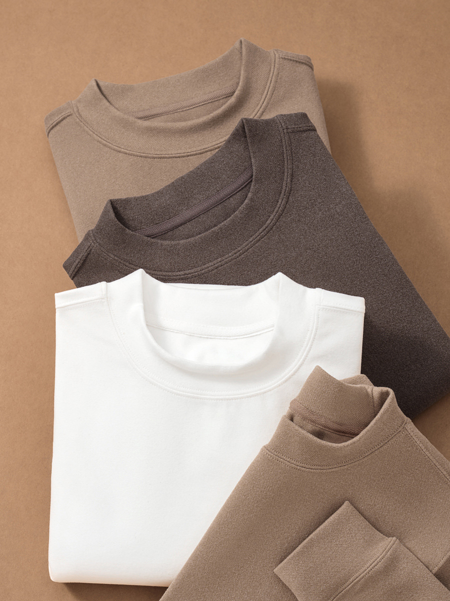 Sarga garrapata caliente otoño sudadera hombre holgado cuello vertical manga larga camiseta alto salto cómodo otoño invierno interior top hombre