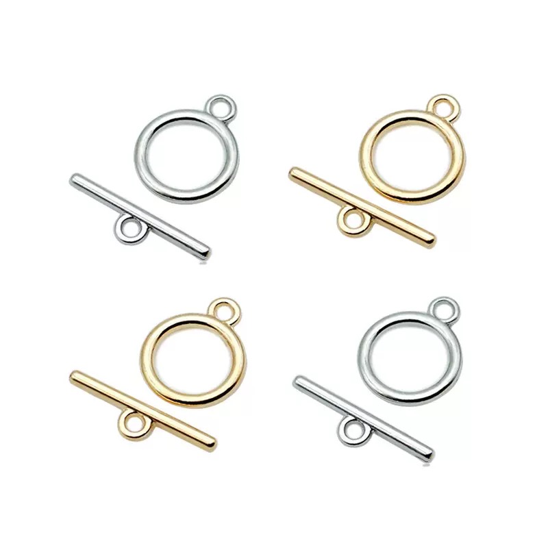 Multi-color T-shaped buckle, OT buckle, T-shaped clasp, inner diameter 15mm, thread thickness 2mm, length 23mm, DIY handmade necklace, bracelet and jewelry accessories