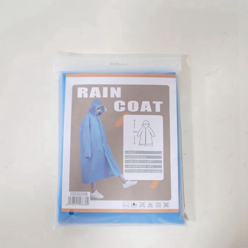 The EVA adult long dress fashionable raincoat from Kashiwa is an indispensable raincoat for cycling and outdoor trips in the rain