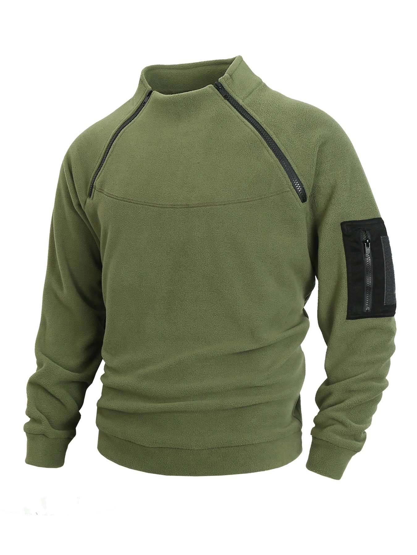 Cross-border foreign trade European-style Spring and Autumn men's hoodie, hooded zipper, multi-pocket pullovers, men's sportswear and casual coat, available in multiple colors and customizable