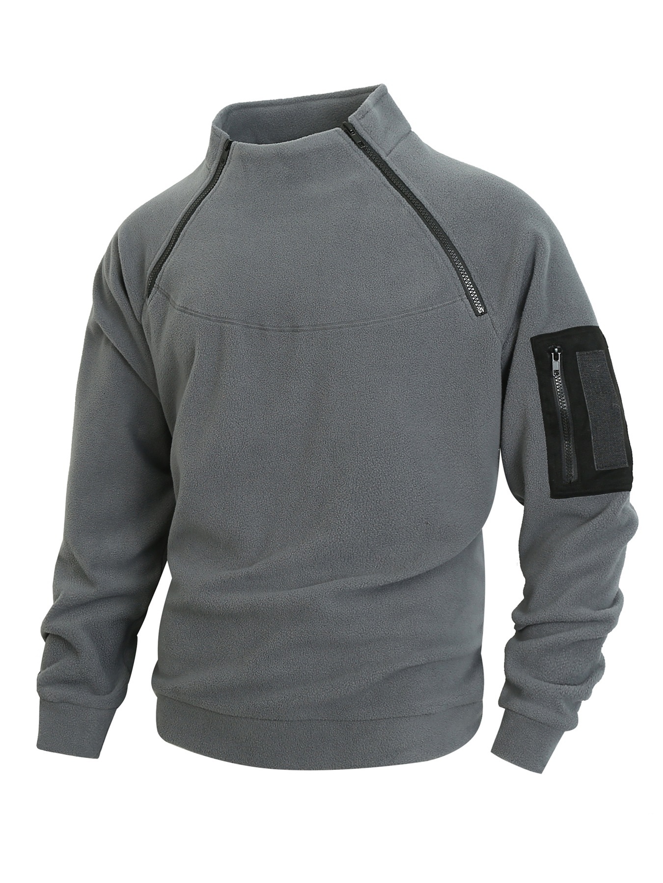 Cross-border foreign trade European-style Spring and Autumn men's hoodie, hooded zipper, multi-pocket pullovers, men's sportswear and casual coat, available in multiple colors and customizable Application Scenario