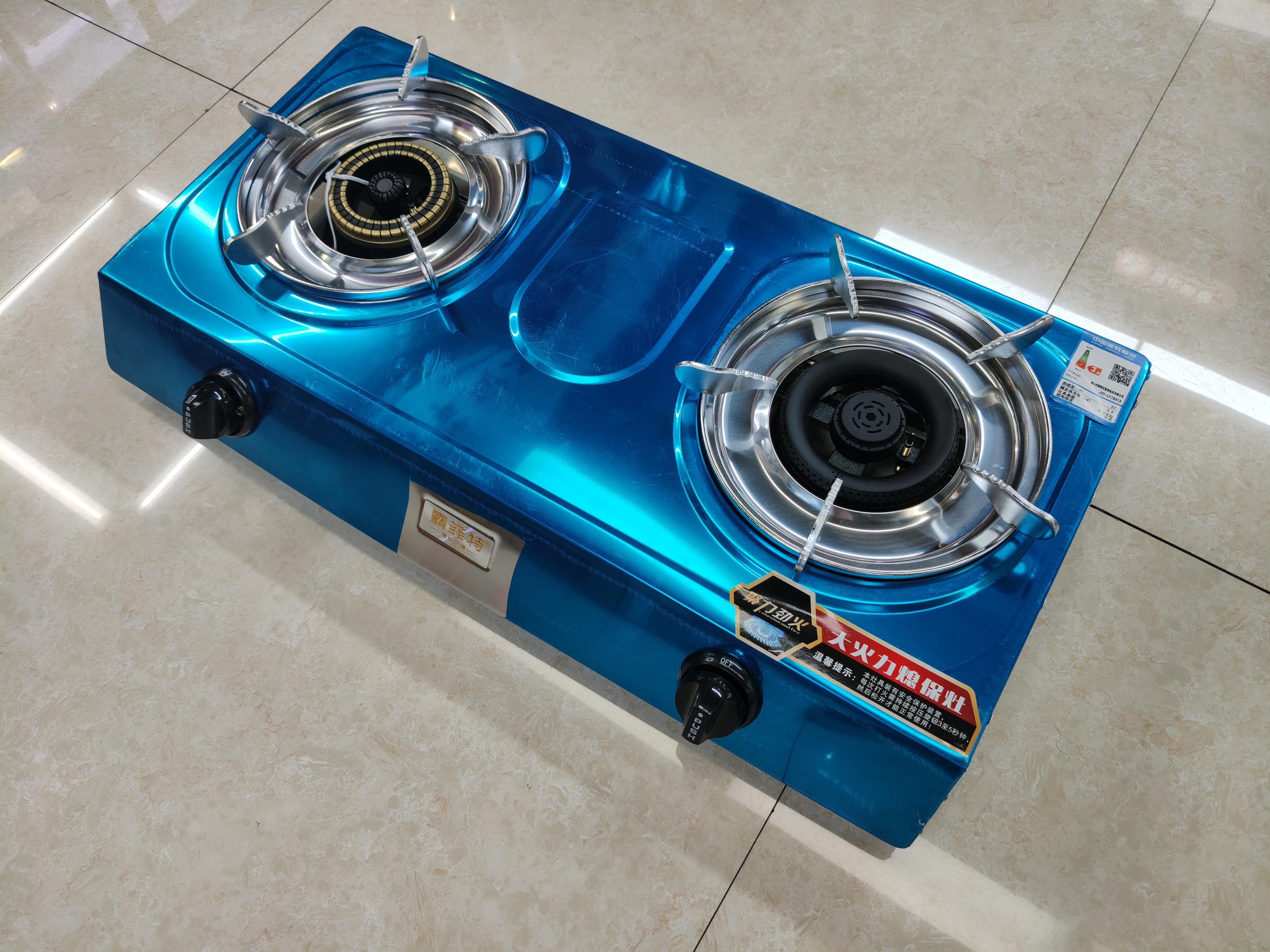 Cocina de gas de acero inoxidable de mesa yuanyang fuego de gas licuado doble cocina de gas de protección contra apagones domésticos cocina de gas antigua cocina de mesa de popping cocina de gas de ahorro de energía con certificación 3C exportación a Estados Unidos, canadá, áfrica detail image 5