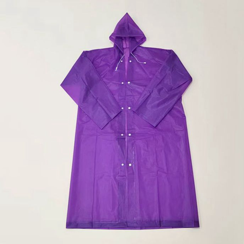 Li Wang Trendy Korean-style EVA adult raincoats, essential raincoats for outdoor travel and outings wholesale Item Picture