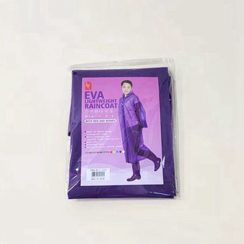 Li Wang Trendy Korean-style EVA adult raincoats, essential raincoats for outdoor travel and outings wholesale