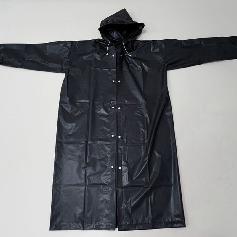 Liwang PEVA Adult long raincoat wholesale for rainy outdoor travel, hiking and mountain climbing Item Picture