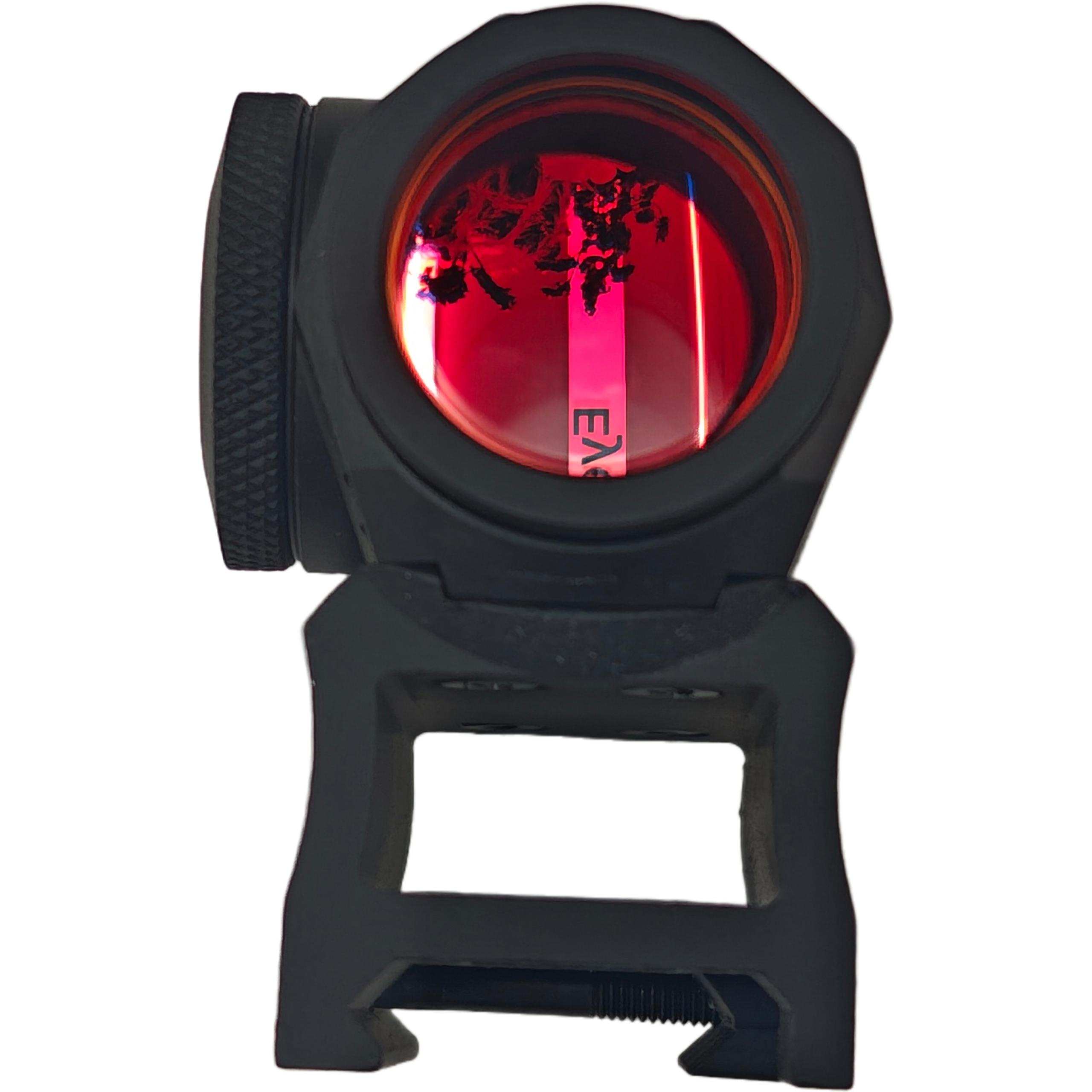 R5 black red dot sight with TREAD raised base, 20mm rail, reflective inner red dot sight, outdoor tactical optical sight with plastic storage box wholesale Application Scenario