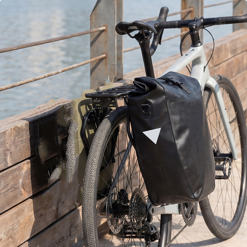 250118 Bicycle large pack, rear shelf pack, waterproof side pack, mountain bike pallet pack, rear bicycle saddle pack, bike pack Specification image