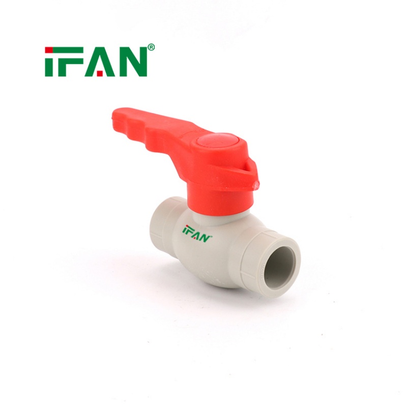 IFAN Customization Manual PPR Red Handle Ball Valve 