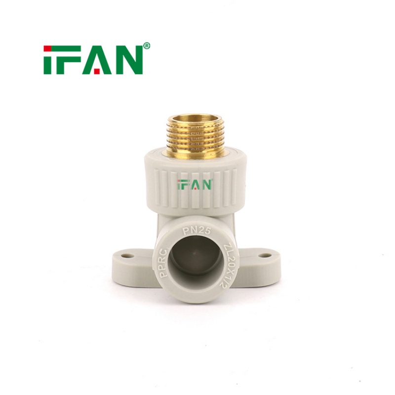 IFAN Seated Elbow Threaded Brass Insert PPR Pipe Fittings Item Picture