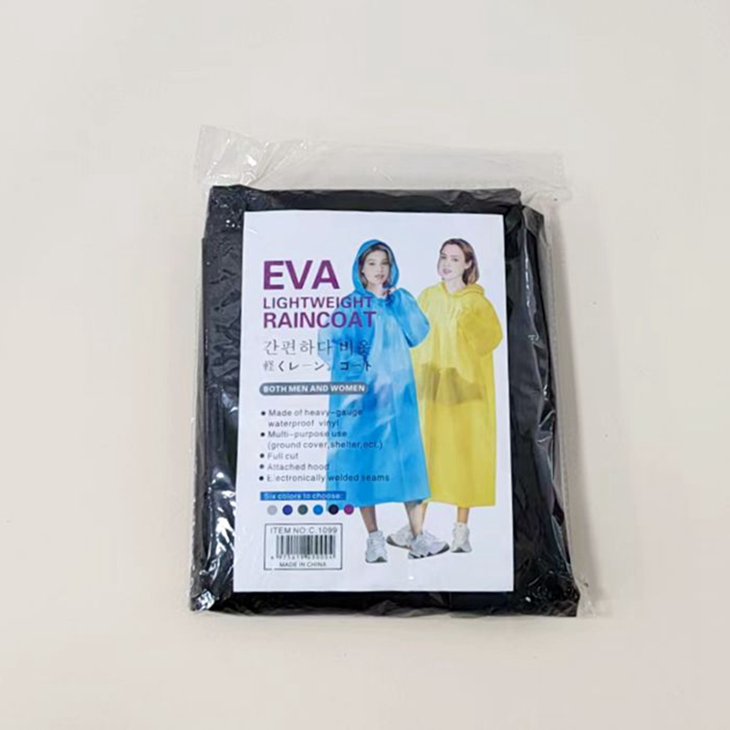 Li Wang Wholesale EVA adult raincoats, fashionable travel raincoats, outdoor portable mountain climbing and hiking raincoats