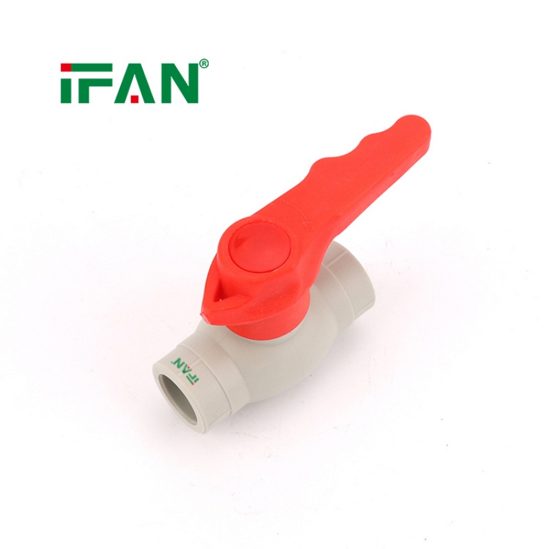 IFAN Customization Manual PPR Red Handle Ball Valve  details Picture