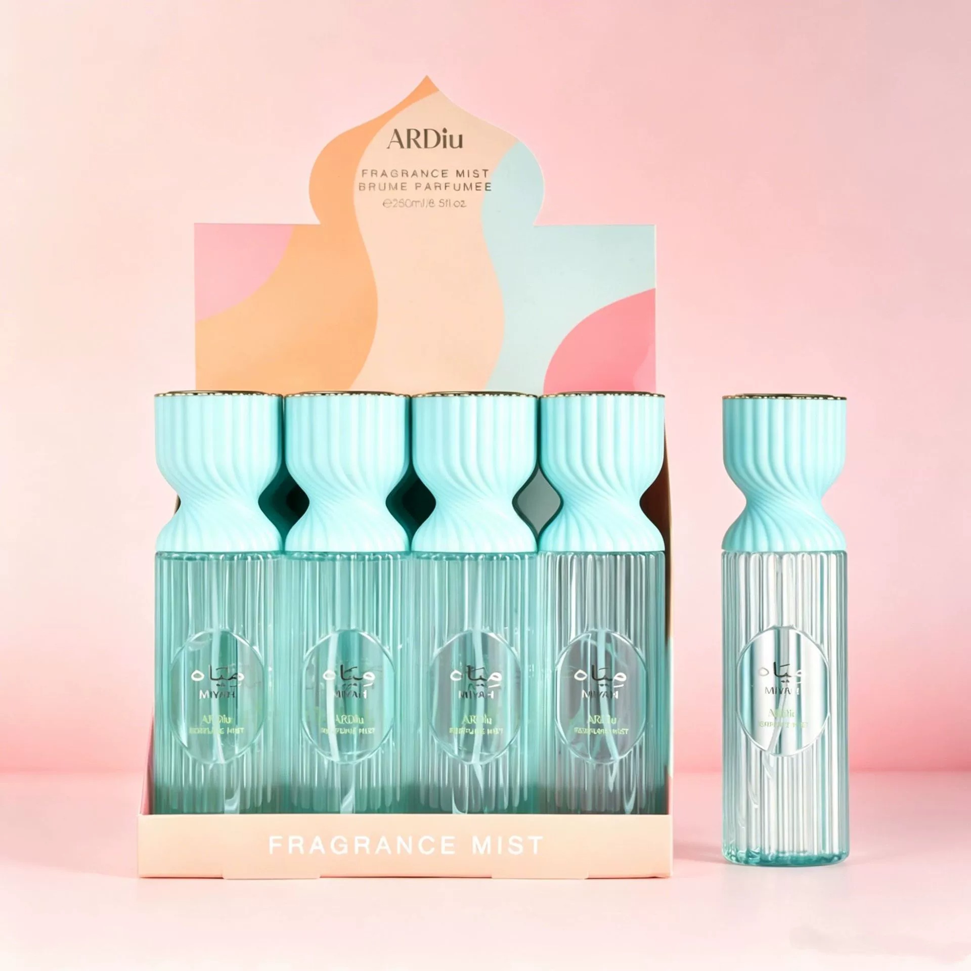 ARDIU Medio Oriente árabe venta caliente cuerpo spray perfume tonado oriental botella grande perfume spray