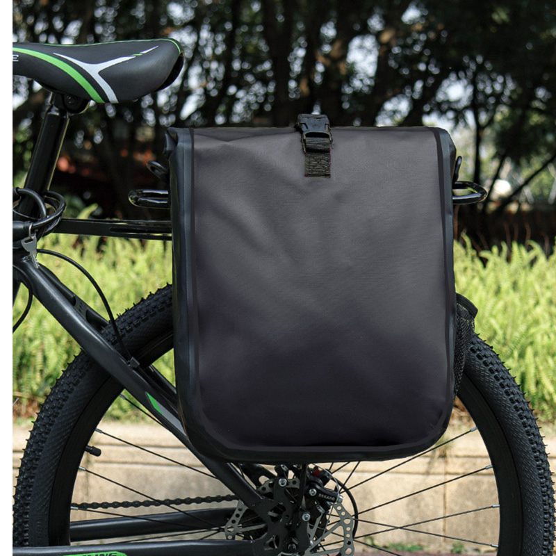 250118 Bicycle large pack, rear shelf pack, waterproof side pack, mountain bike pallet pack, rear bicycle saddle pack, bike pack details Picture