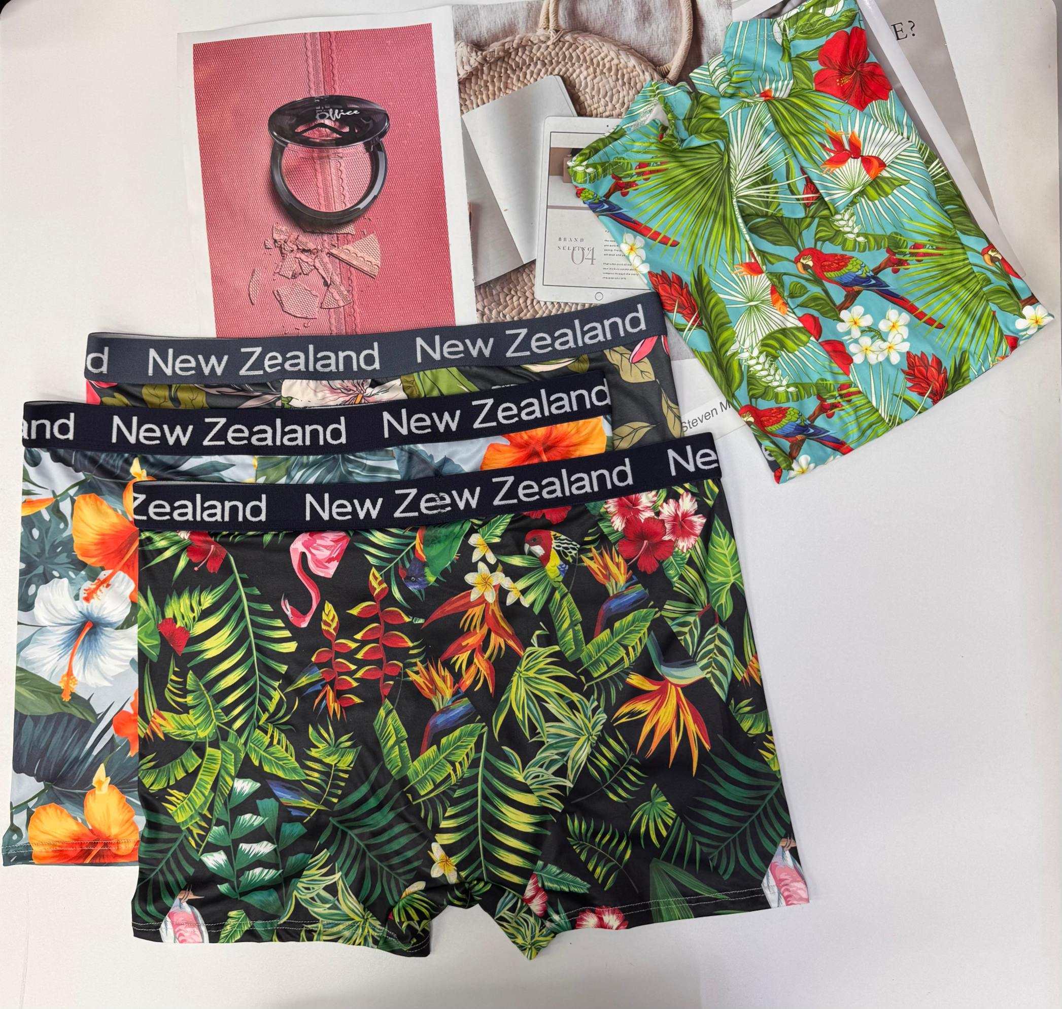 NZ008#New Zealand Men's Underwear Island Style Breathable Comfortable Skin-Friendly Underwear Men's Briefs QNI Specification image