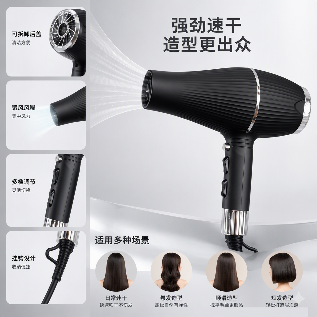 ENERGY MAX imported electrical hair dryer, high-power negative ion hair care, silent and portable household hair care wonder ENERGY MAX imported electrical hair dryer, high-power negative ion hair care, silent and portable household hair care wonder