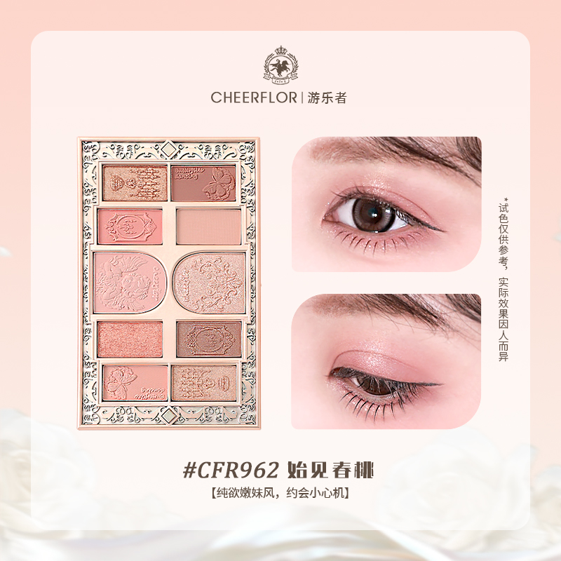 CHEERFLOR's Brilliant Secret Realm Picture Frame Series Eyeshadow Palette Specification image