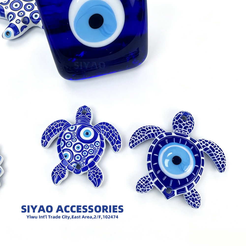 Devil's Eye Blue Eye Accessory Turkish Blue Eye Pendant Keychain Accessory Siyao Accessory WZXN Application Scenario