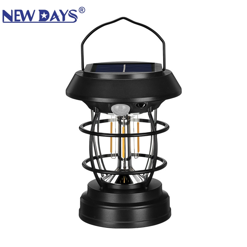 مصابيح جديدة عابرة للحدود تحمل العلامة التجارية Newwdays تستخدم الطاقة الشمسية المشحونة بالاستشعار البشري، ومصابيح ساحات خارجية مضادة للمياه، ومصابيح متنقلة للتخييم المتعدد الوظائف