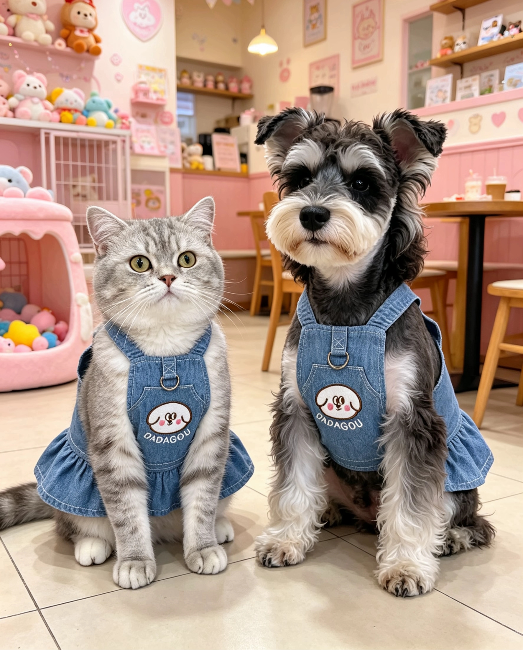 棕色卷毛小狗圣诞主题连帽衫宠物衣服狗狗泳衣宠物服装狗狗衣服详情11