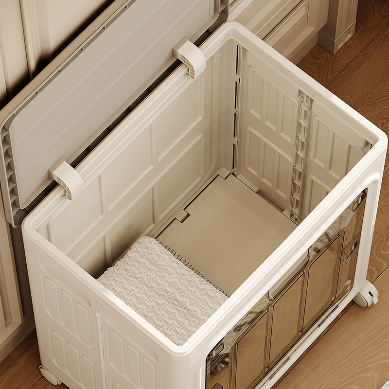 【CL】26Q3#3066 meters white wheeled bay window tea cabinet storage cabinet, a Chinese-style outdoor storage cabinet, practical, durable and multi-functional storage Specification image