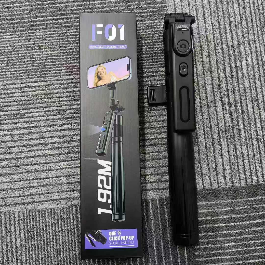 Explosivo F01 smart face heel raquete selfie stick AI heel raquete antisacudir PTZ quad aleación de aluminio foto artefacto