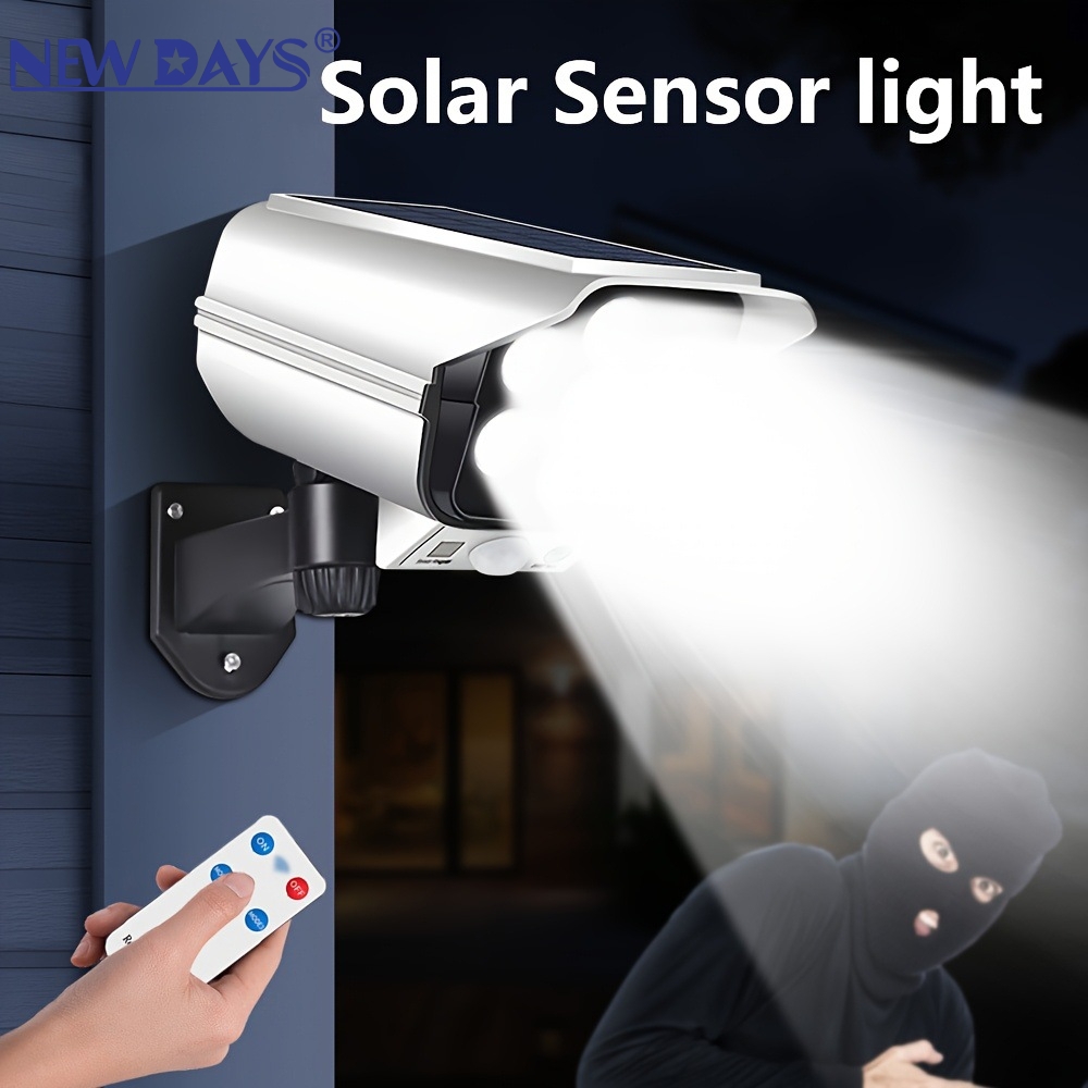 NEWDAYS marca transfronteriza nueva luz de monitoreo de simulación solar led COB humano sensor ángulo ajustable luz de emergencia luz de patio al aire libre Application Scenario