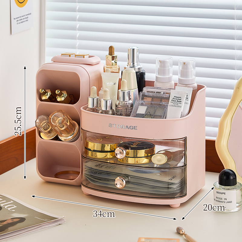 【CL】26Q3#3095 Multi-functional desktop Storage Box, beaded file organization box, storage box, organization and storage supplies storage box Application Scenario
