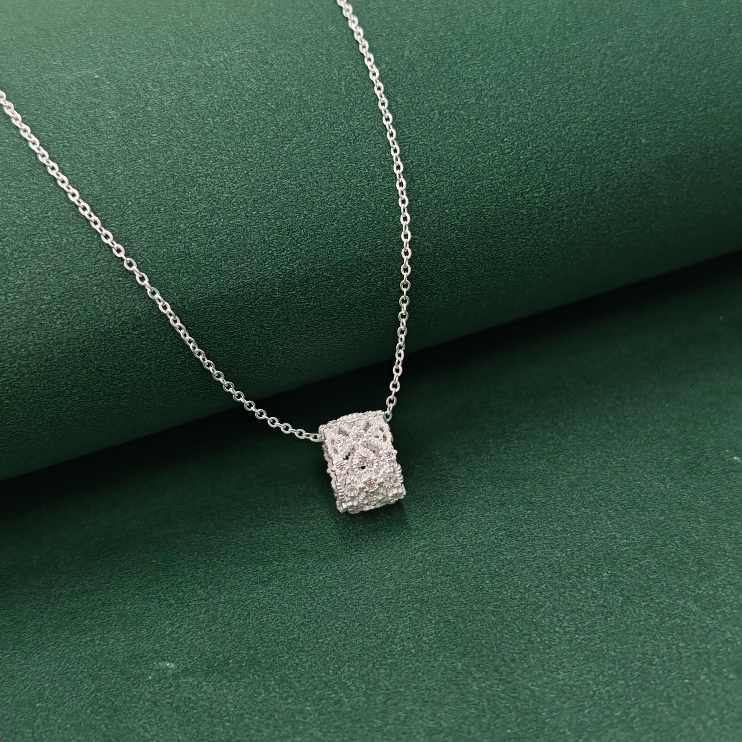 APOTIE oper vertic temperamento patchwork circón cuatro hojas colgante collar mujer S925 plata esterlina elegante moda clavícula cadena adornos