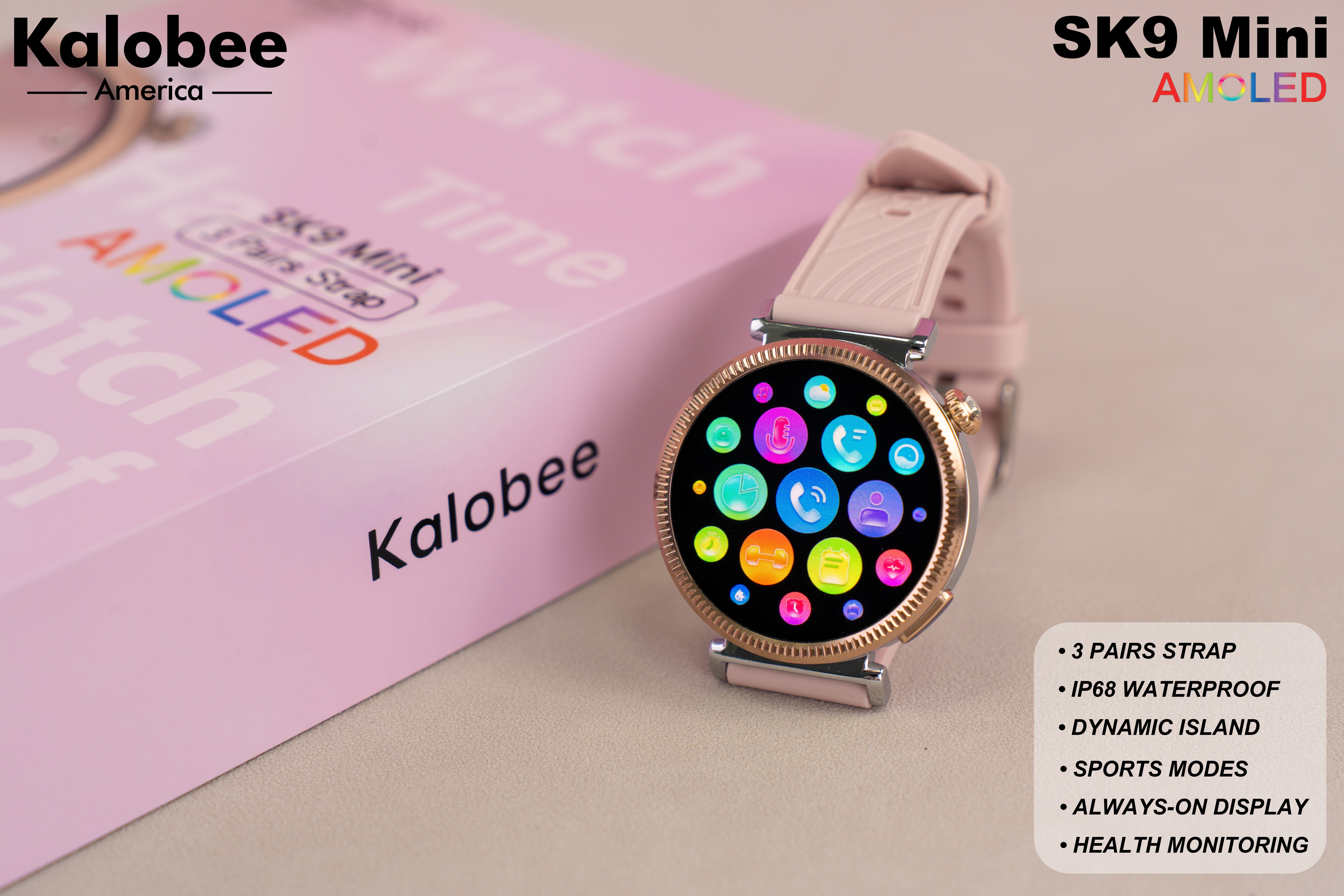 SK9 frecuencia cardíaca sueño sangre oxígeno respiración entrenamiento bluetooth llamada wechat SMS software de notificación de información recepción reloj inteligente apto para adolescentes multi-idioma múltiples modos deportivos colección de datos deportivos reloj inteligente Item Picture